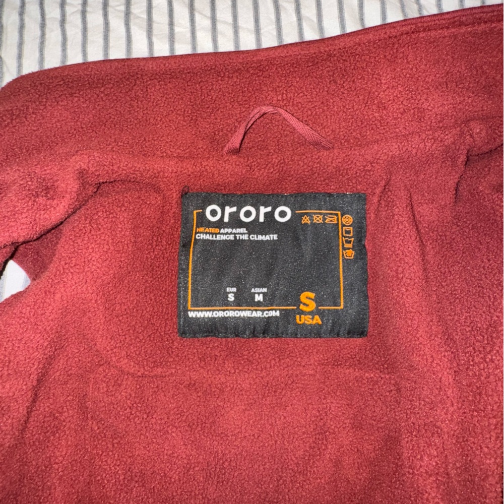 Ororo Women's Red Heated Vest - Picture 4 of 4